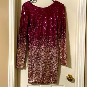 Ombré sequence dress only worn once.